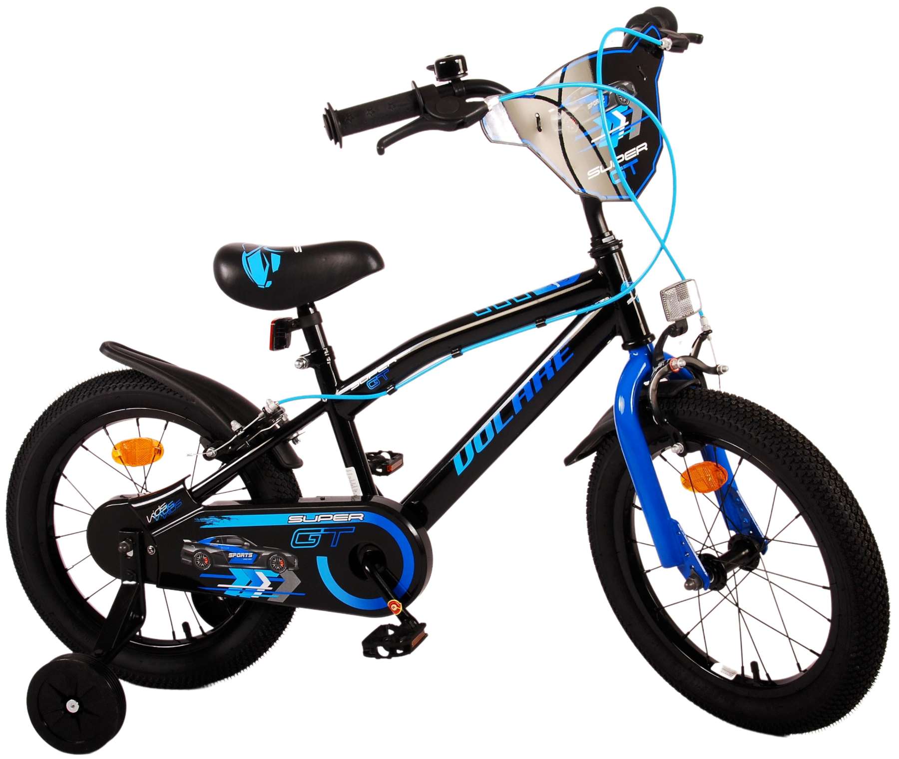 Kinderfahrrad Super GT Fahrrad für Jungen 16 Zoll Kinderrad in Blau