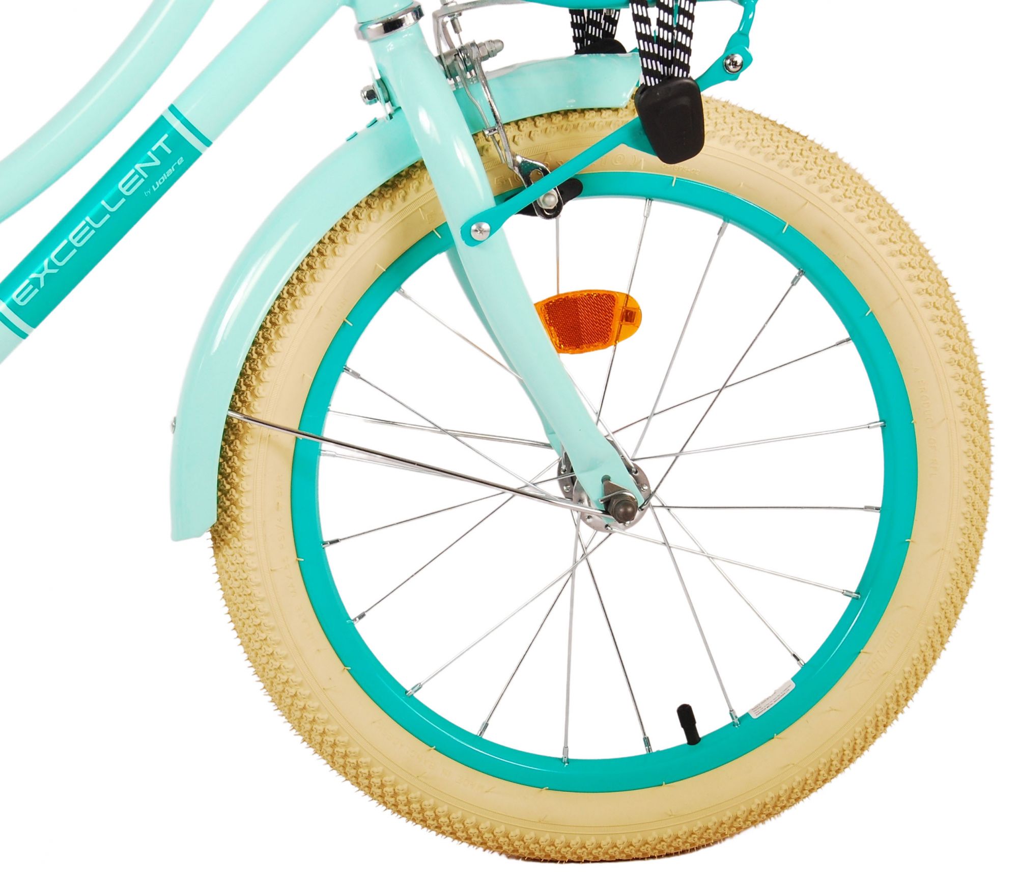 Kinderfahrrad Excellent Fahrrad für Mädchen 18 Zoll Kinderrad in Grün