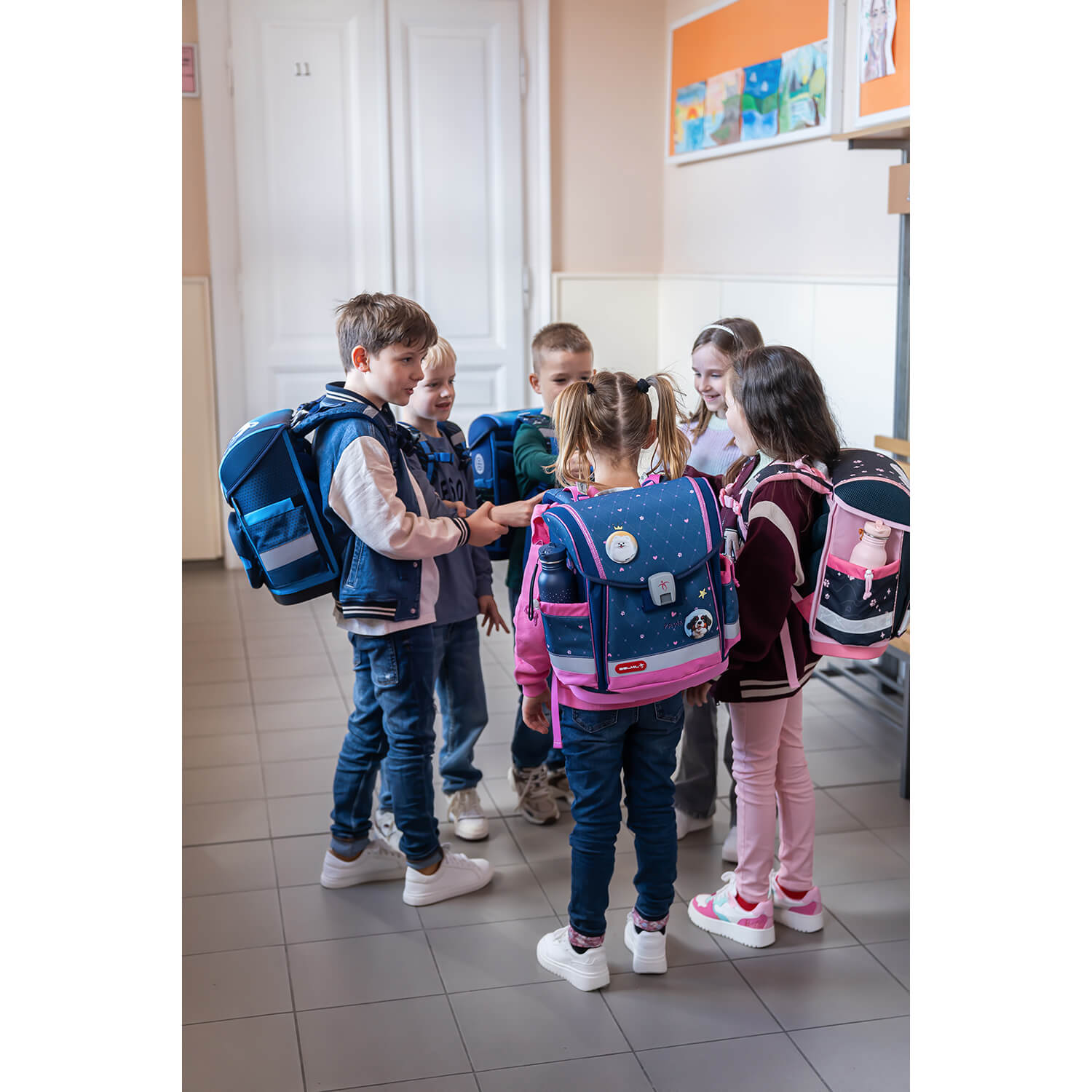 Rucksack Classy Plus ergonomisches Schulranzen-Set 5-teilig Hearts Rucksack Classy Plus ergonomisches Schulranzen-Set 5-teilig Hearts