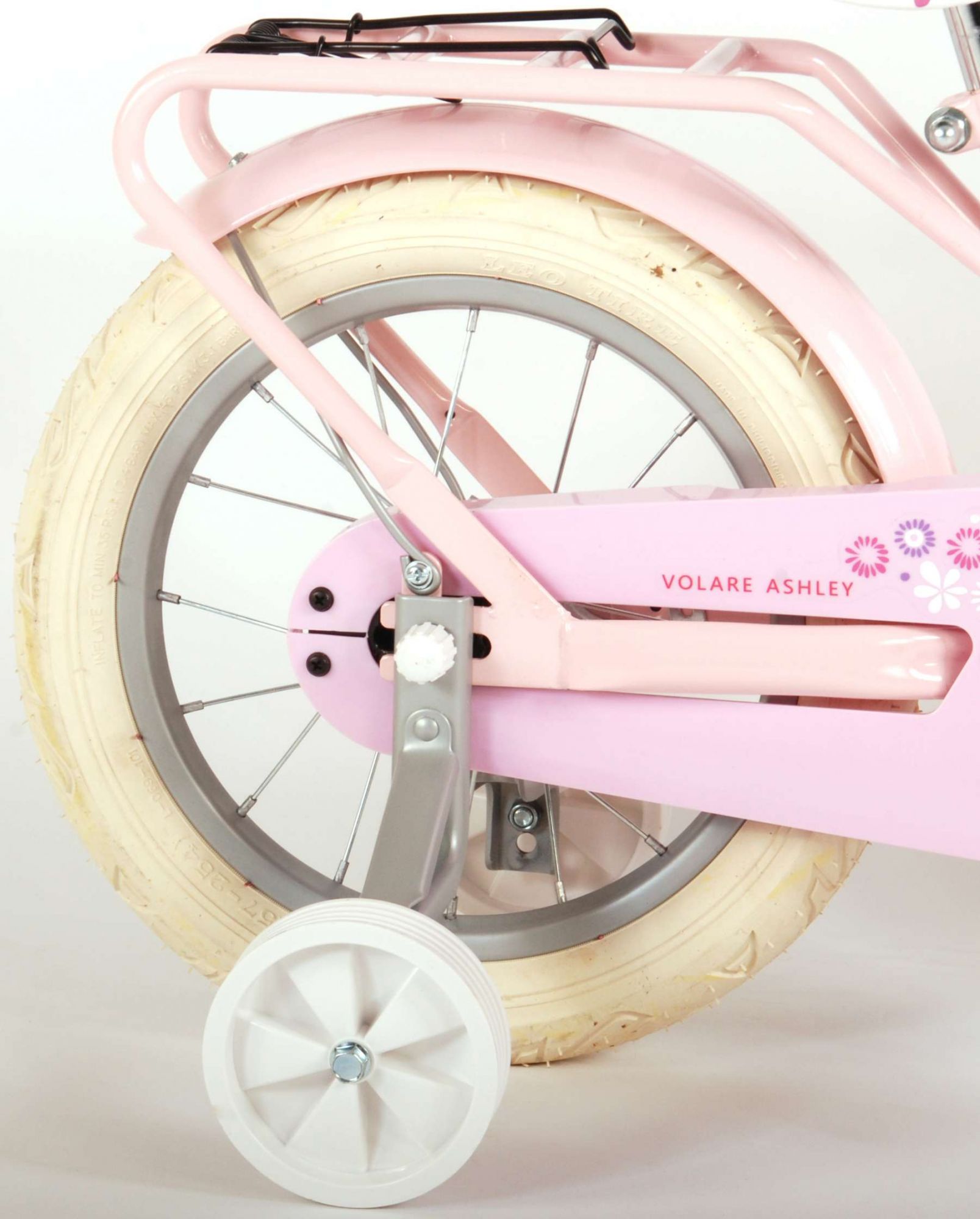 Kinderfahrrad Ashley für Mädchen 14 Zoll Kinderrad in Rosa Fahrrad