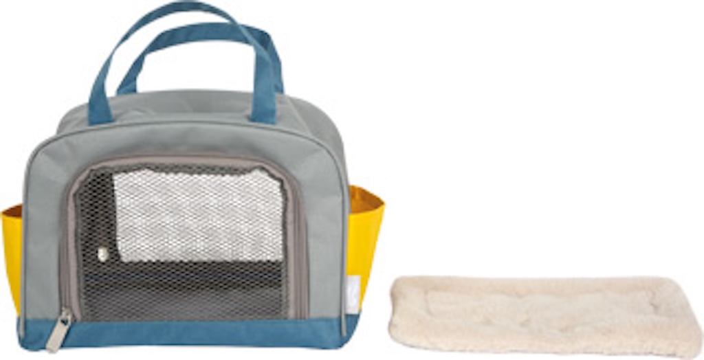 Hund mit Tasche und Pflege-Set Hund mit Tasche und Pflege-Set