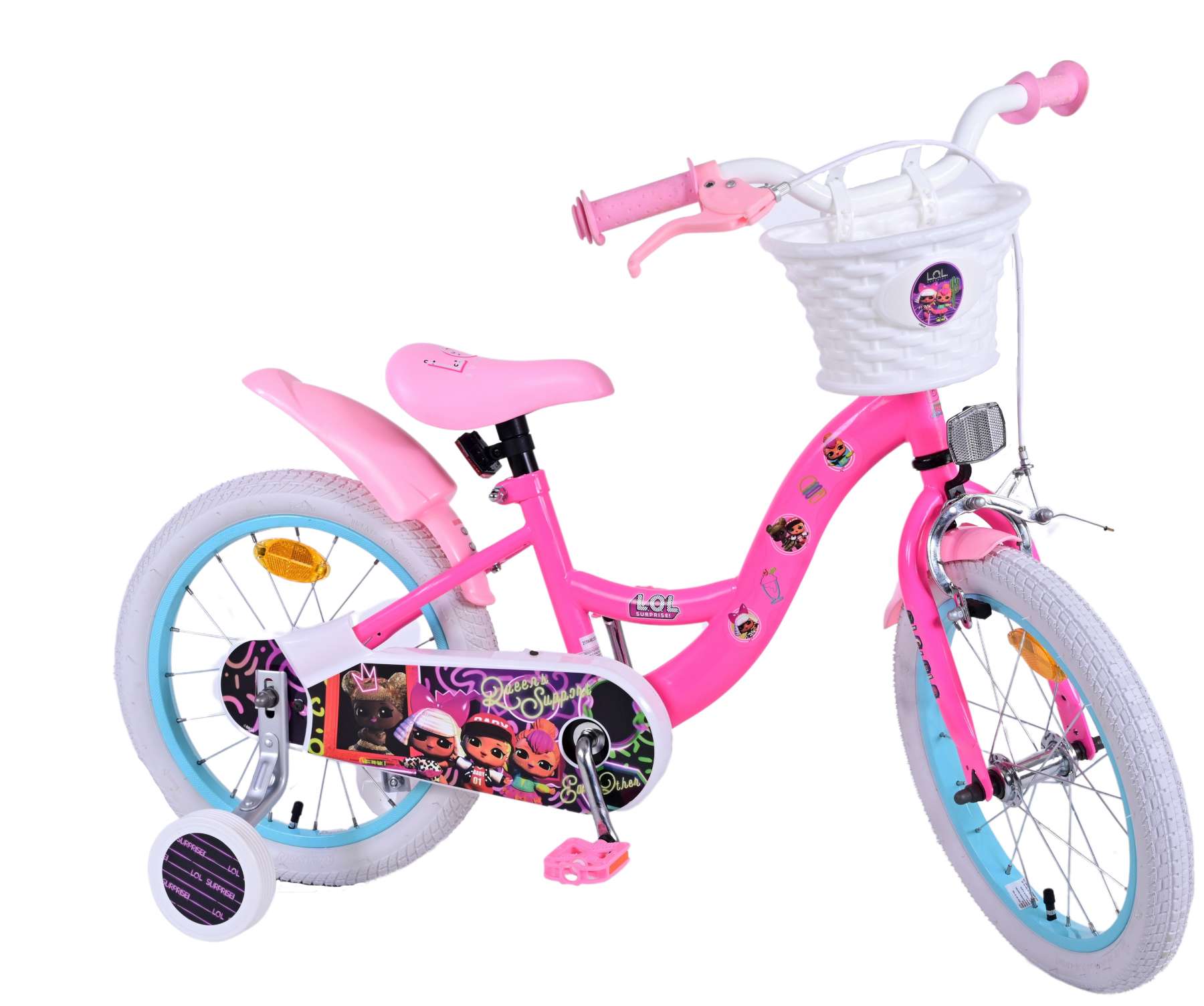 Kinderfahrrad LOL Surprise Fahrrad für Mädchen 16 Zoll Kinderrad Rosa