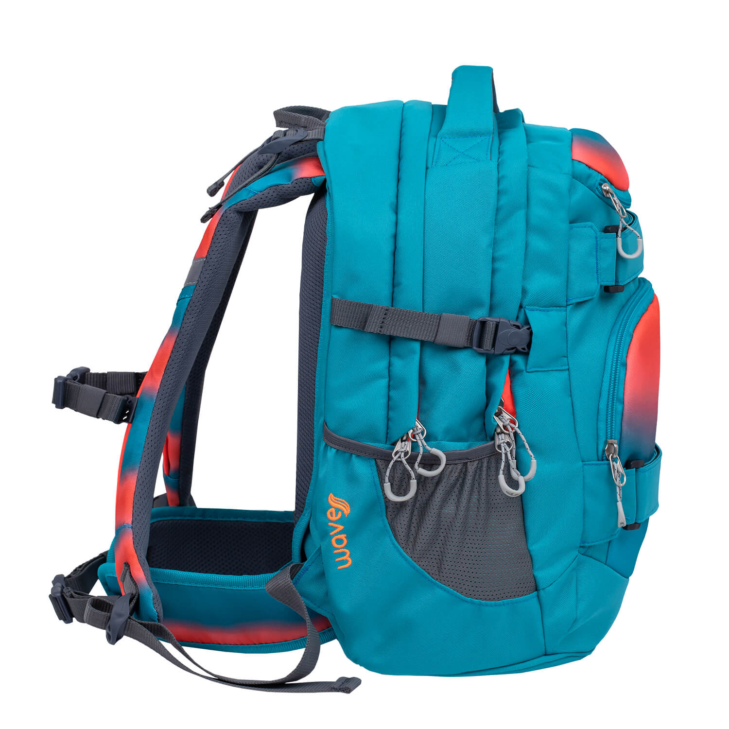 Rucksack Infinity Schulrucksack "Ombre Neon Orange and Bluebird" Rucksack Infinity Schulrucksack "Ombre Neon Orange and Bluebird"