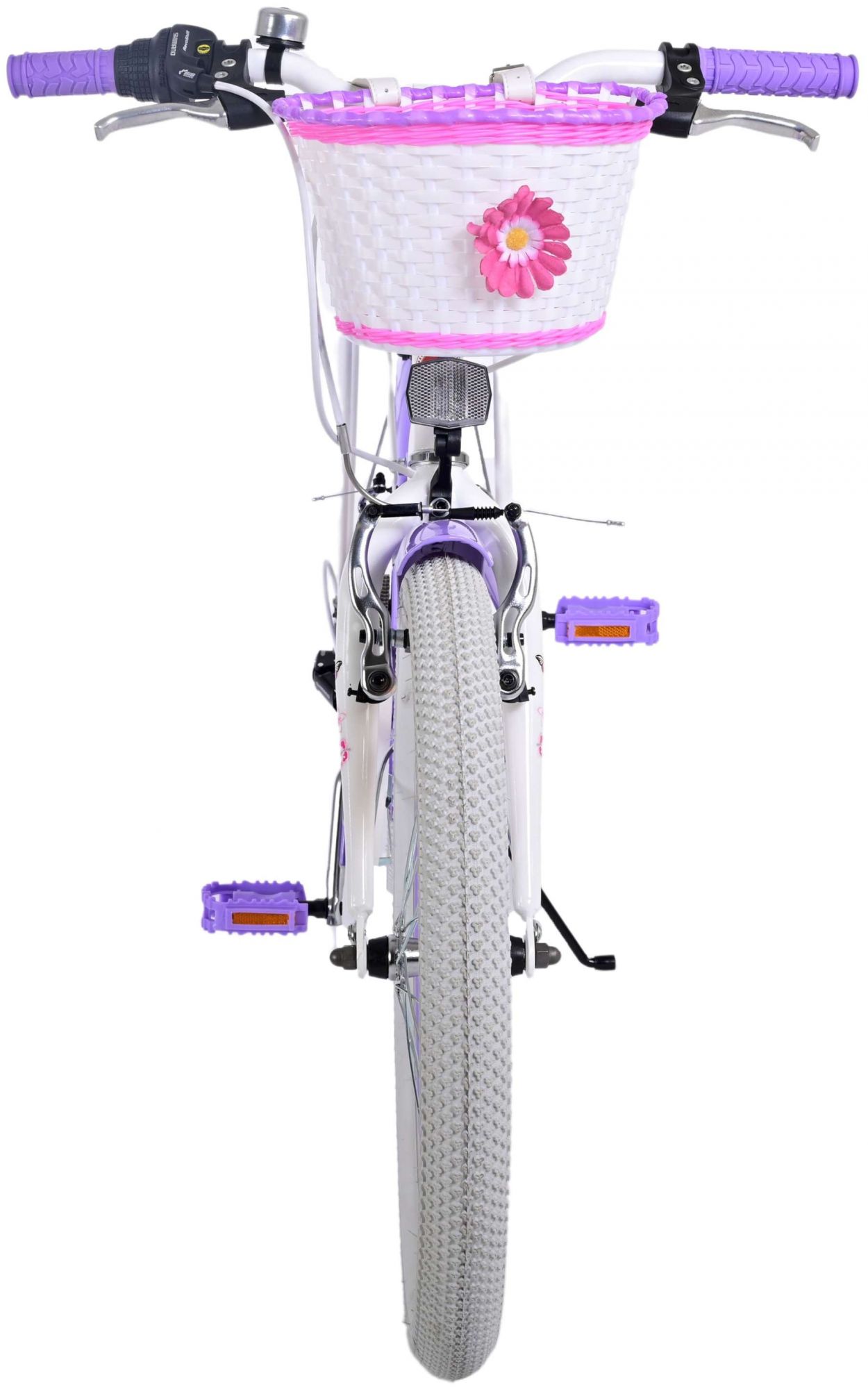 Kinderfahrrad Lovely für Mädchen 20 Zoll Kinderrad in Lila