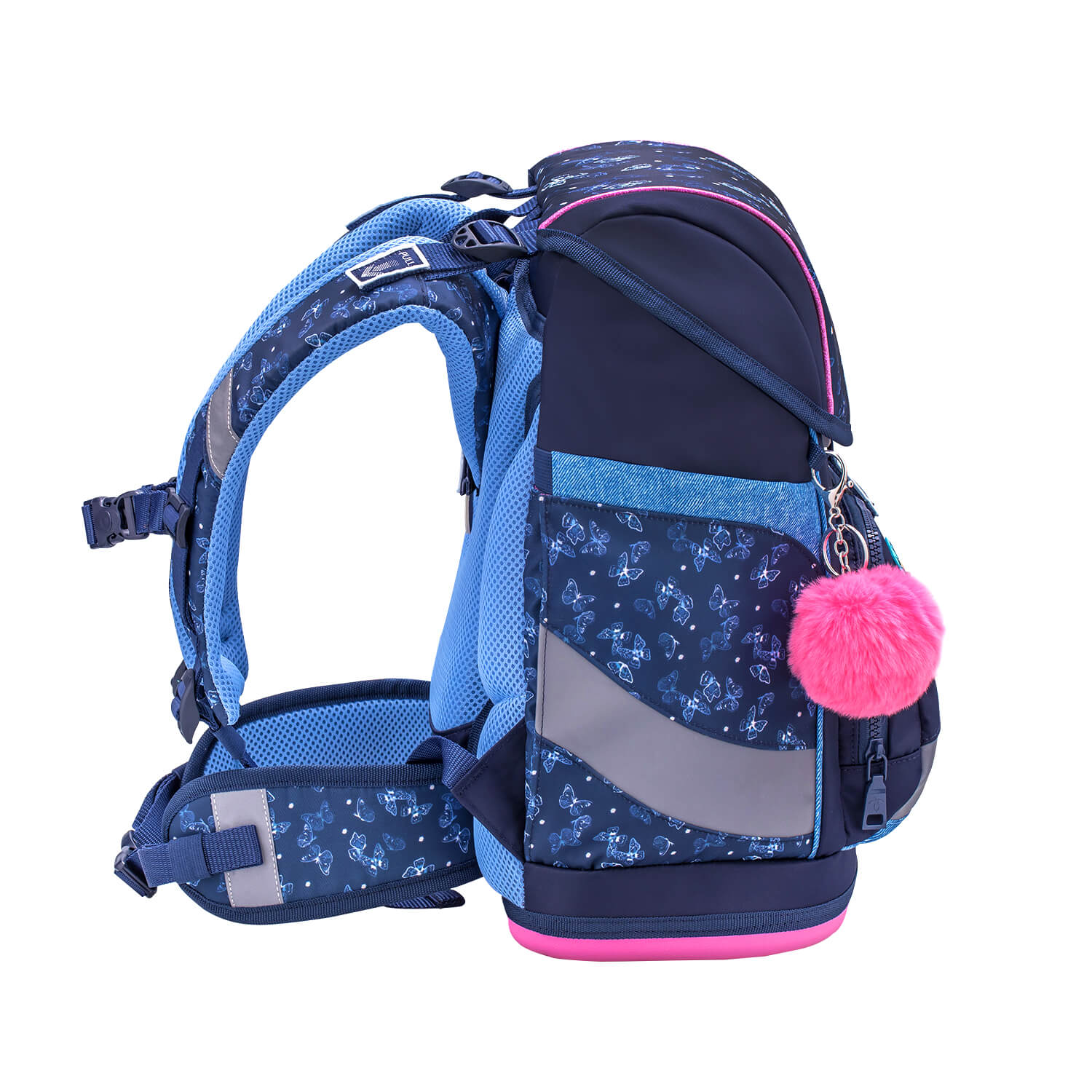 Rucksack Smarty Plus Premium Schulranzen Set 4-teilig Sapphire Tasche