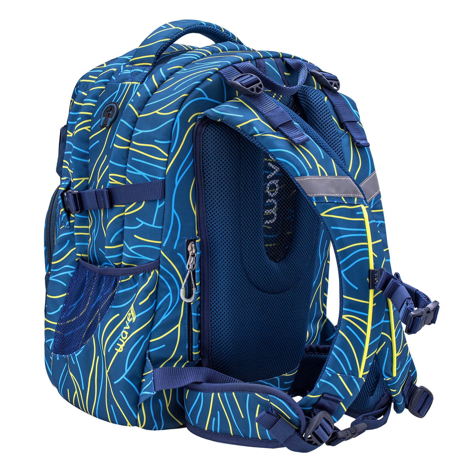 Rucksack Infinity Schulrucksack "Yellow Lines" Rucksack Infinity Schulrucksack "Yellow Lines"
