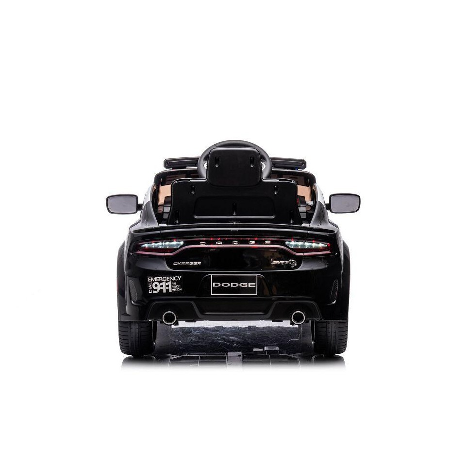 ES-Toys Kinderfahrzeug – Elektro Auto „Dodge Polizei“ lizenziert – 12V Akku,2 Motoren- 2,4Ghz + Ledersitz, MP3 ES-Toys Kinderfahrzeug – Elektro Auto „Dodge Polizei“ lizenziert – 12V Akku,2 Motoren- 2,4Ghz + Ledersitz, MP3