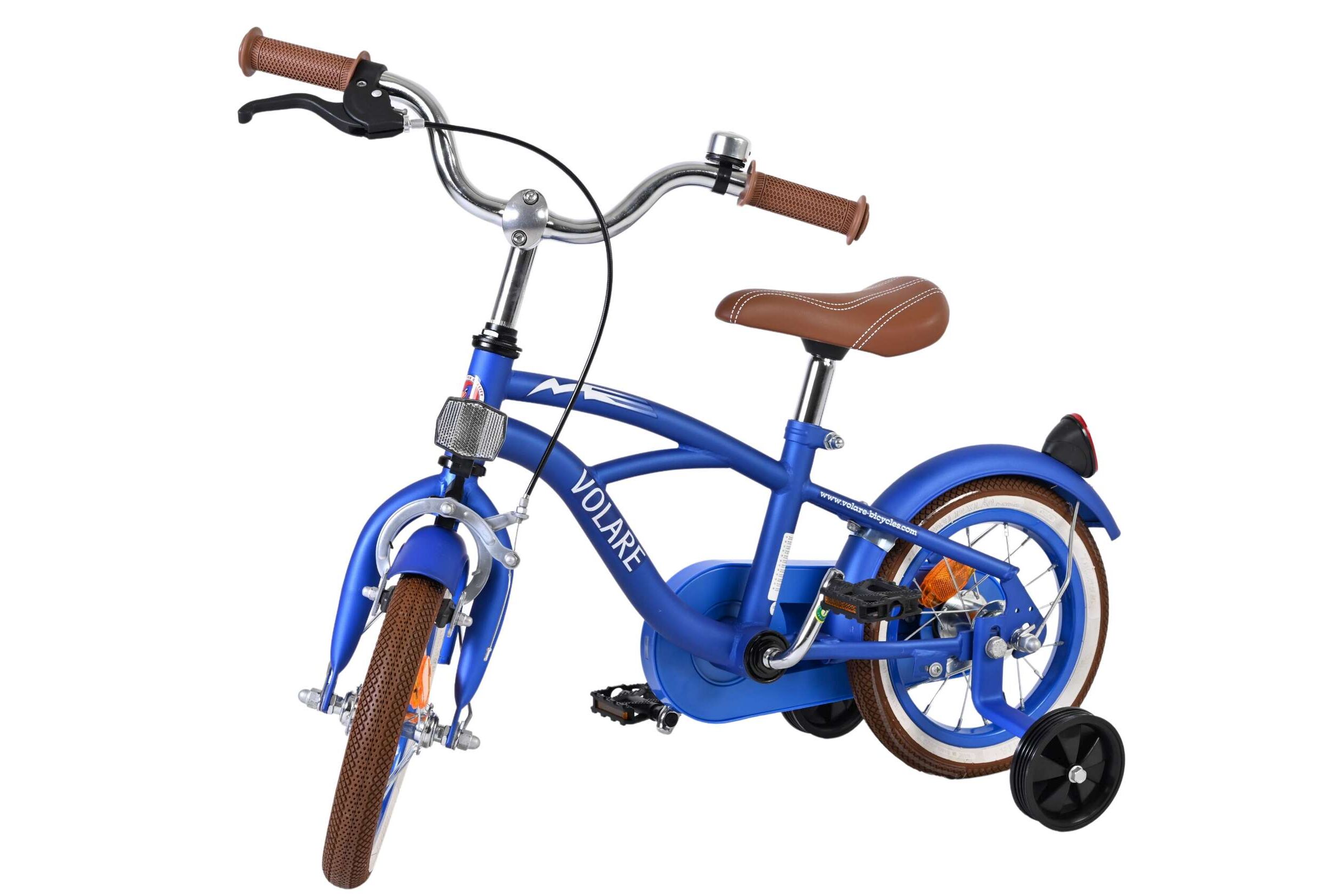 Volare Kinderfahrrad Blue Cruiser für Jungen 12 Zoll Kinderrad in Blau, 85 % zusammengebaut Volare Kinderfahrrad Blue Cruiser für Jungen 12 Zoll Kinderrad in Blau, 85 % zusammengebaut