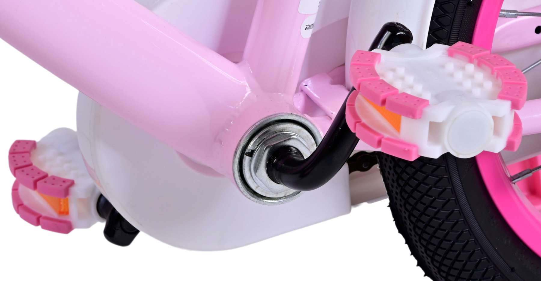 Kinderfahrrad Ashley für Mädchen 14 Zoll Kinderrad in Rosa