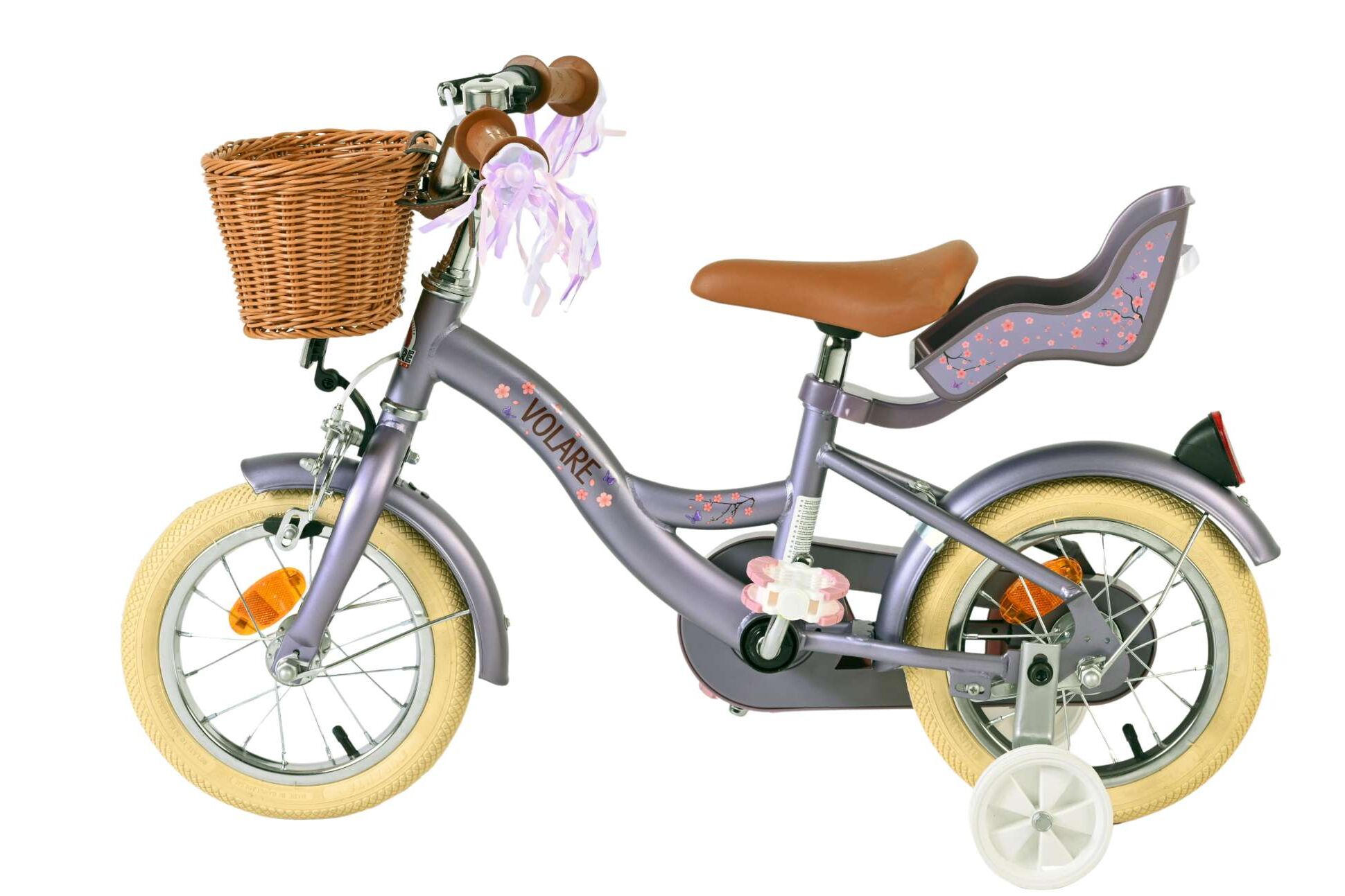 Volare Kinderfahrrad Blossom für Mädchen 12 Zoll Kinderrad in Lila Volare Kinderfahrrad Blossom für Mädchen 12 Zoll Kinderrad in Lila