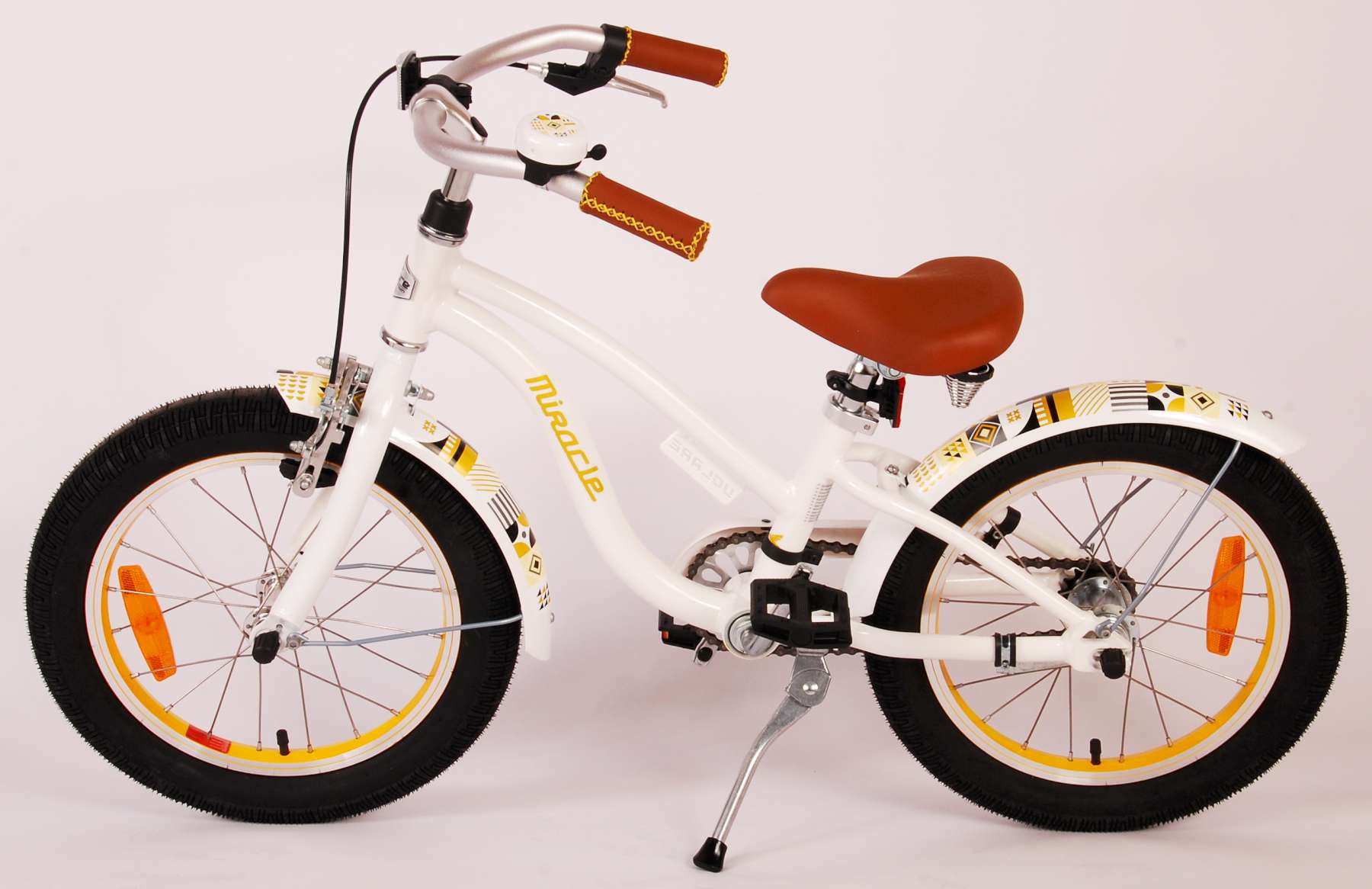 Kinderfahrrad Miracle Cruiser für Mädchen 16 Zoll Kinderrad in Weiß