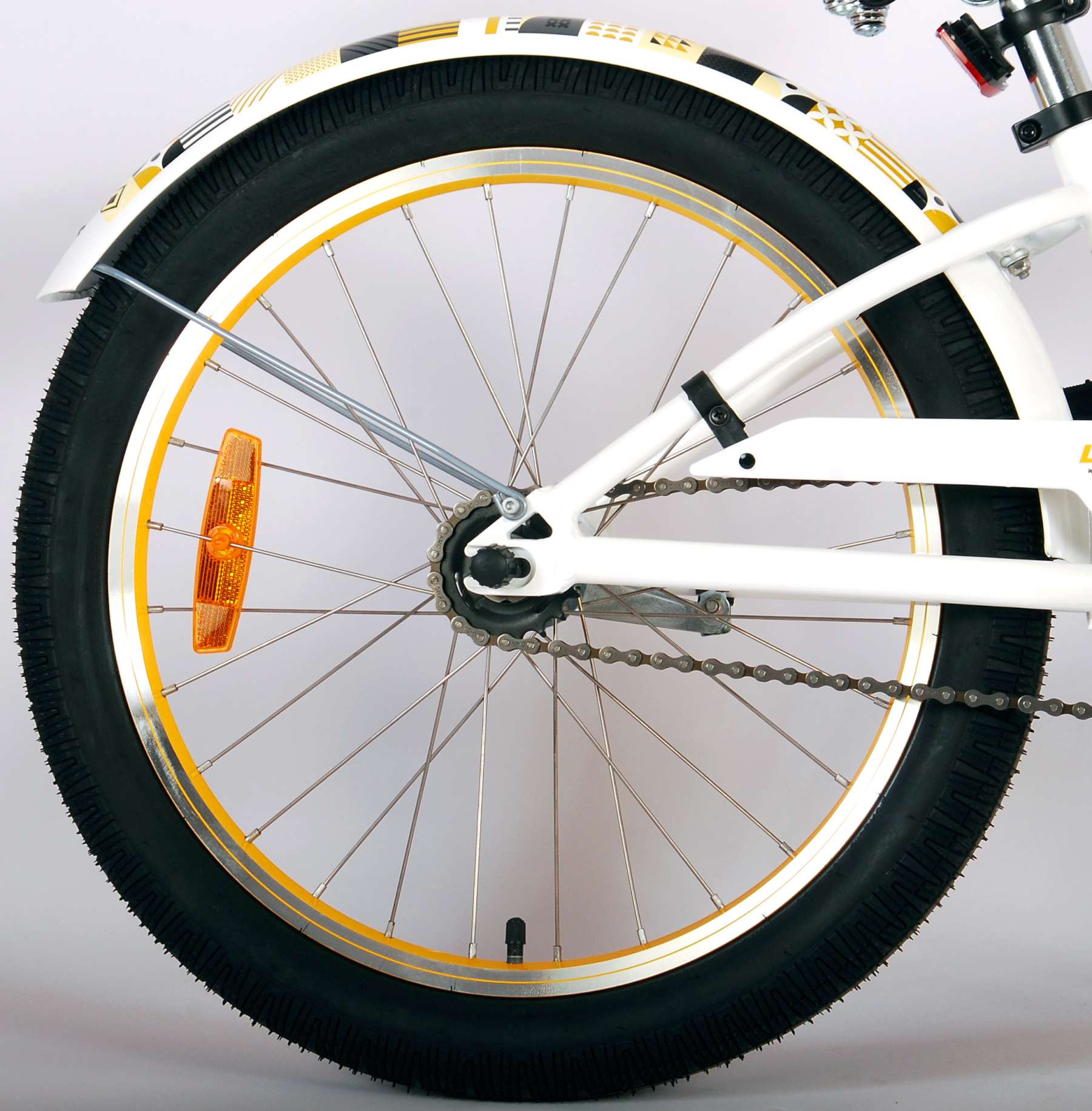 Kinderfahrrad Miracle Cruiser für Mädchen 20 Zoll Kinderrad in Weiß