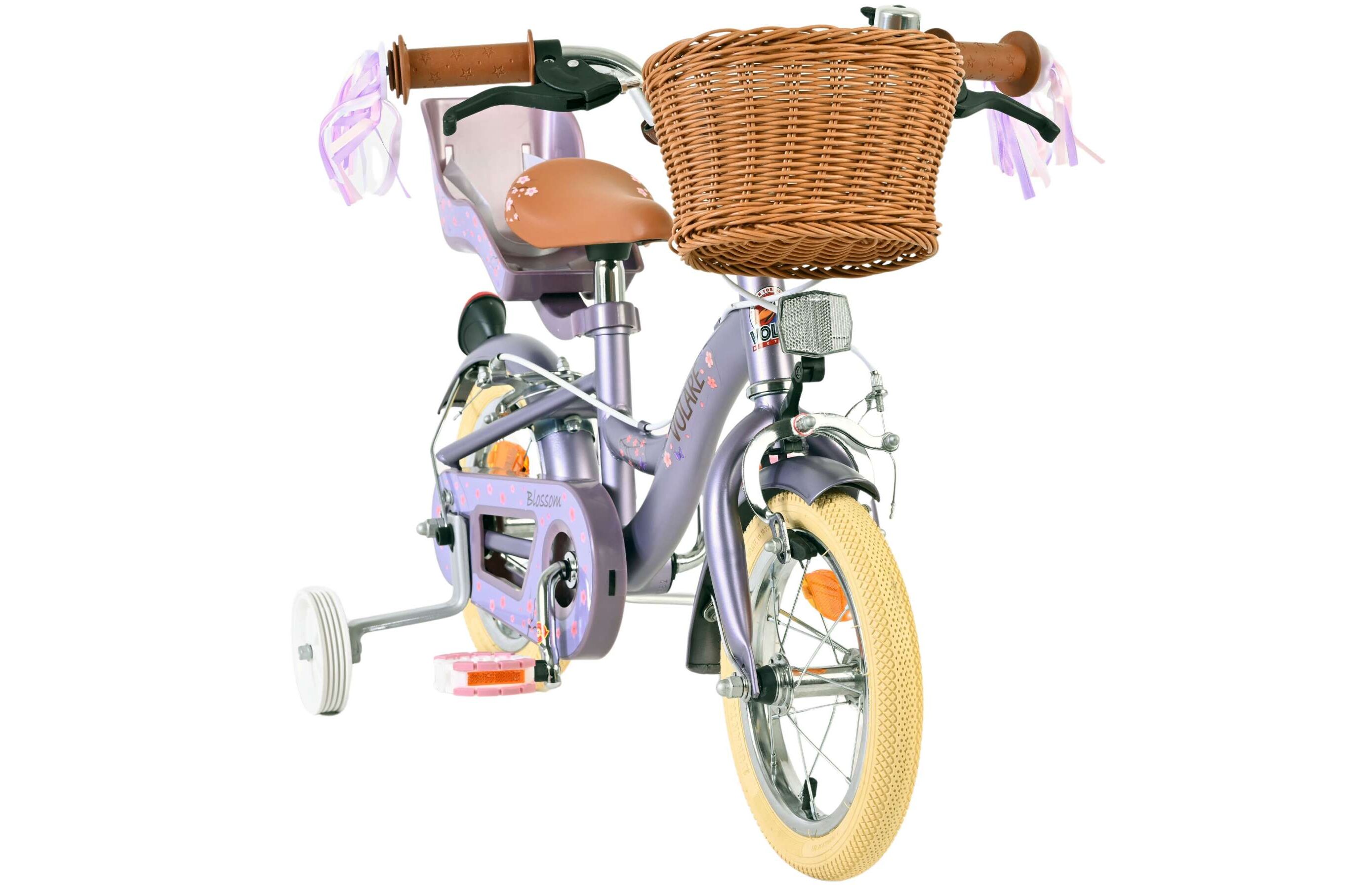 Kinderfahrrad Blossom für Mädchen 12 Zoll Kinderrad in Lila, Zwei Handbremsen Kinderfahrrad Blossom für Mädchen 12 Zoll Kinderrad in Lila, Zwei Handbremsen