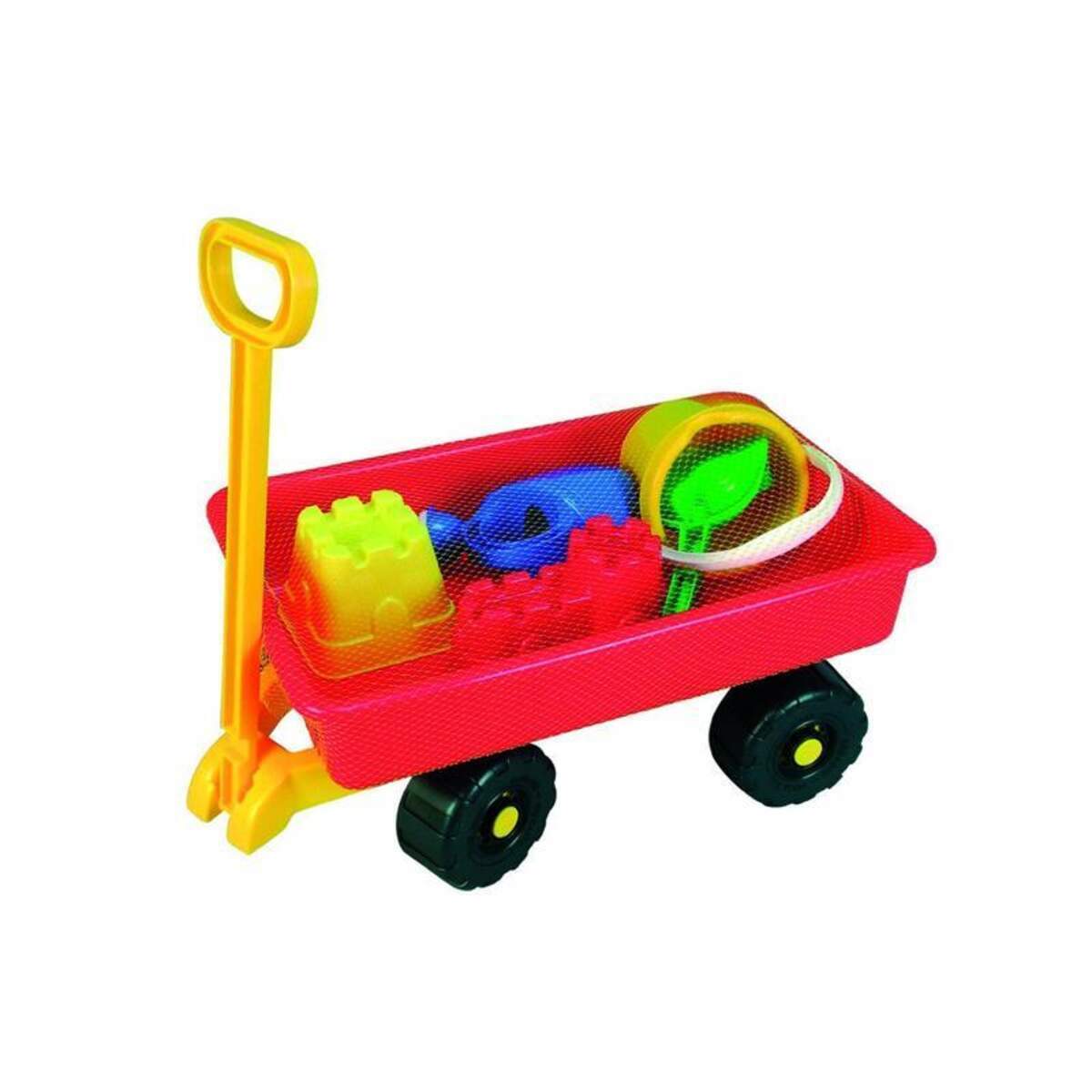 Handwagen mit Sandspielzeug