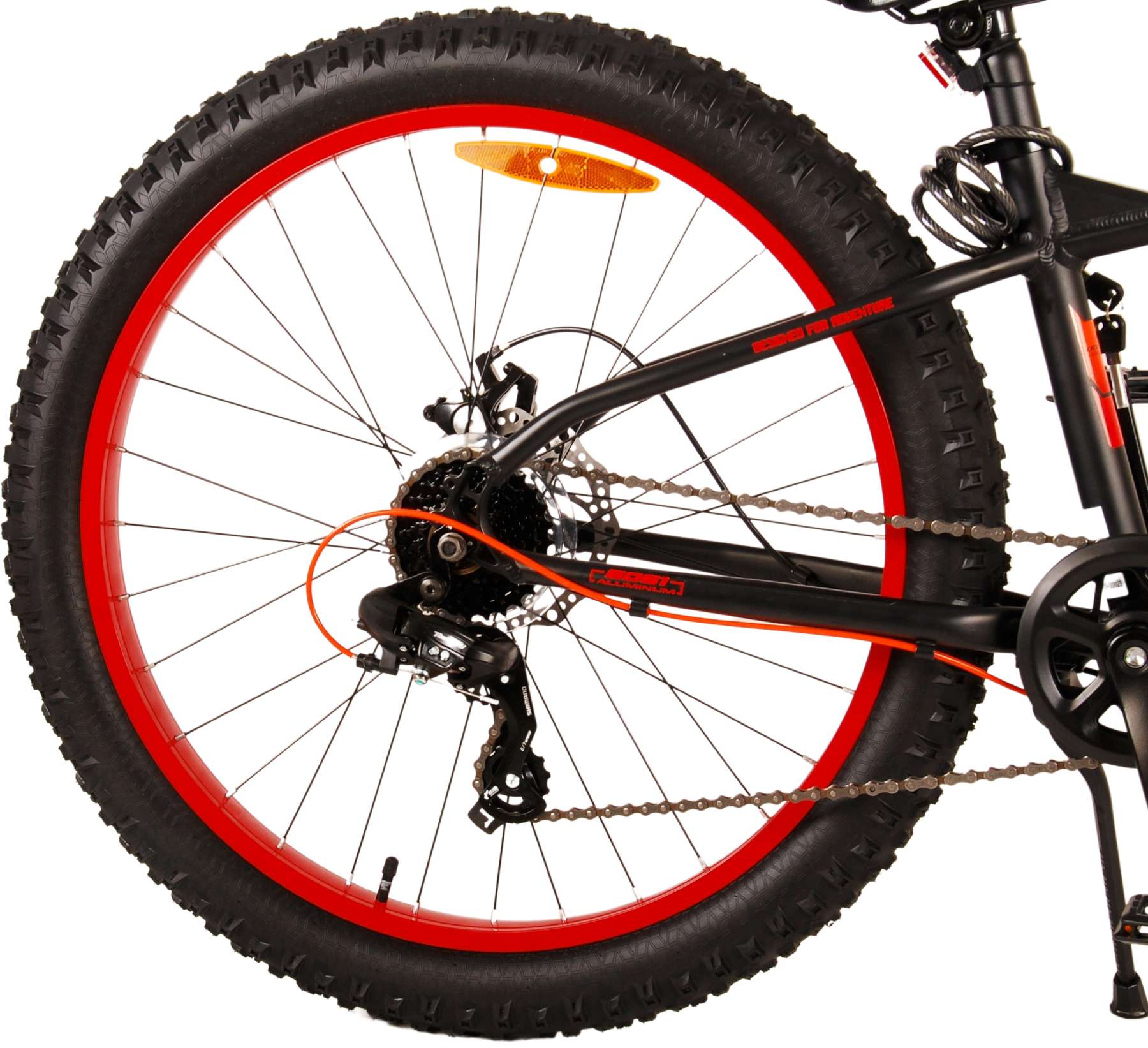 Kinderfahrrad Gradient für Jungen 26 Zoll Fahrrad in Schwarz Orange