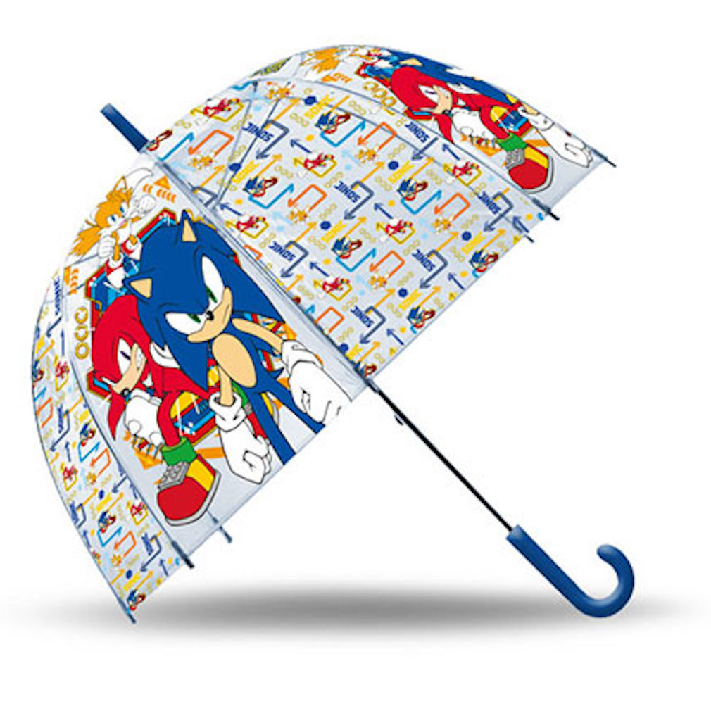 Sega Sonic Kinder Regenschirm mit Sonic Tails und Knuckles