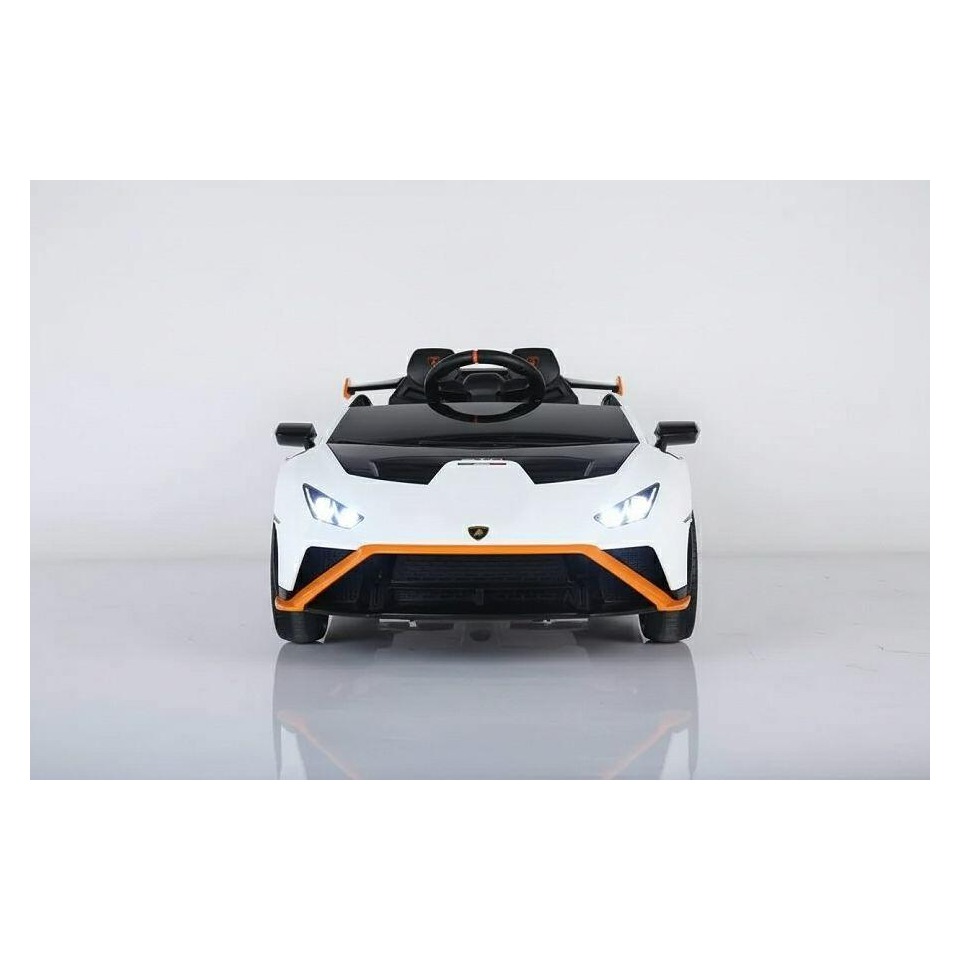 ES-Toys Elektro Kinderauto „Lamborghini Huracan STO Drift“ – lizenziert – 24V Akku, 2 Motoren- 2,4Ghz Fernsteuerung, MP3, Ledersitz+EVA – Weiss ES-Toys Elektro Kinderauto „Lamborghini Huracan STO Drift“ – lizenziert – 24V Akku, 2 Motoren- 2,4Ghz Fernsteuerung, MP3, Ledersitz+EVA – Weiss