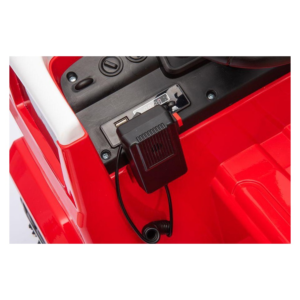 ES-Toys Kinderfahrzeug – Elektro Auto „Feuerwehr“ – 12V7AH Akku,4 Motoren- 2,4Ghz Fernsteuerung, MP3+Sirene -911P ES-Toys Kinderfahrzeug – Elektro Auto „Feuerwehr“ – 12V7AH Akku,4 Motoren- 2,4Ghz Fernsteuerung, MP3+Sirene -911P