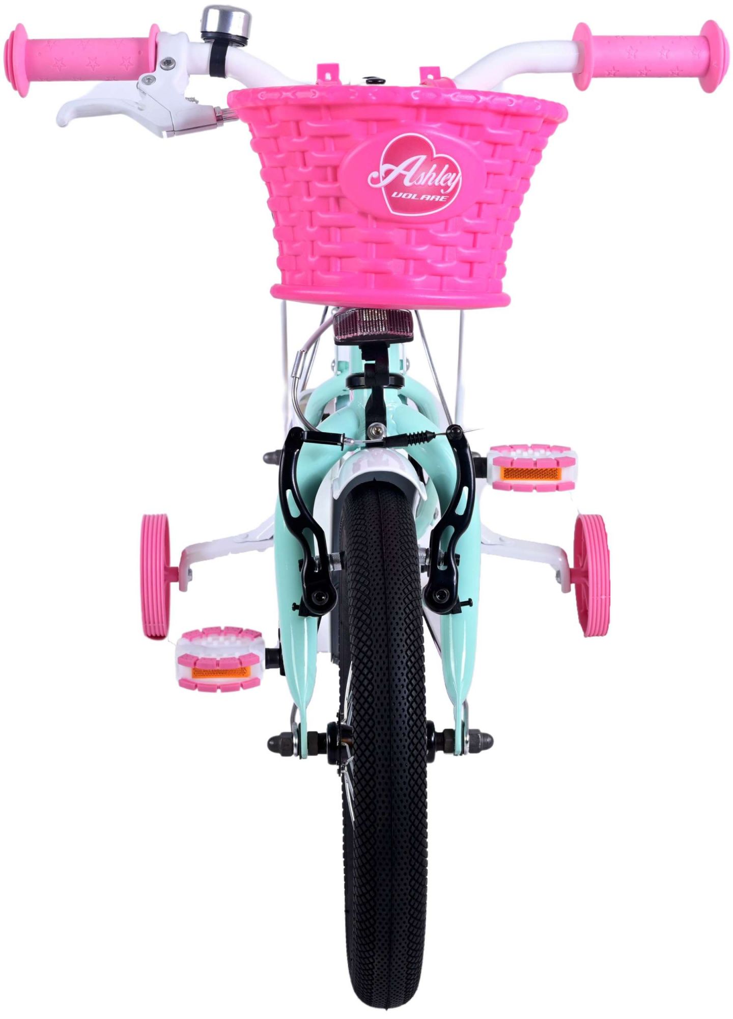 Kinderfahrrad Ashley Fahrrad für Mädchen 14 Zoll Kinderrad in Grün