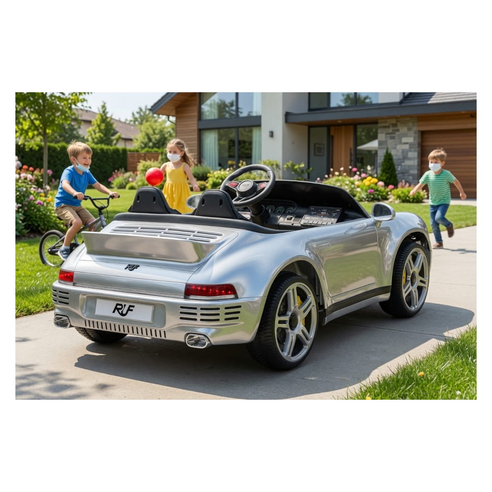 ES-Toys Elektro Kinderauto „Porsche Ruf“ – lizenziert – 24V8A – Brushless – 2 Sitzer- 2,4Ghz + MP3 + Leder + EVA Lackiert ES-Toys Elektro Kinderauto „Porsche Ruf“ – lizenziert – 24V8A – Brushless – 2 Sitzer- 2,4Ghz + MP3 + Leder + EVA Lackiert