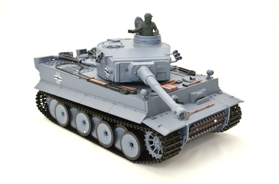 RC Panzer "German Tiger I" 1:16 Graumit mit Rauch und Sound