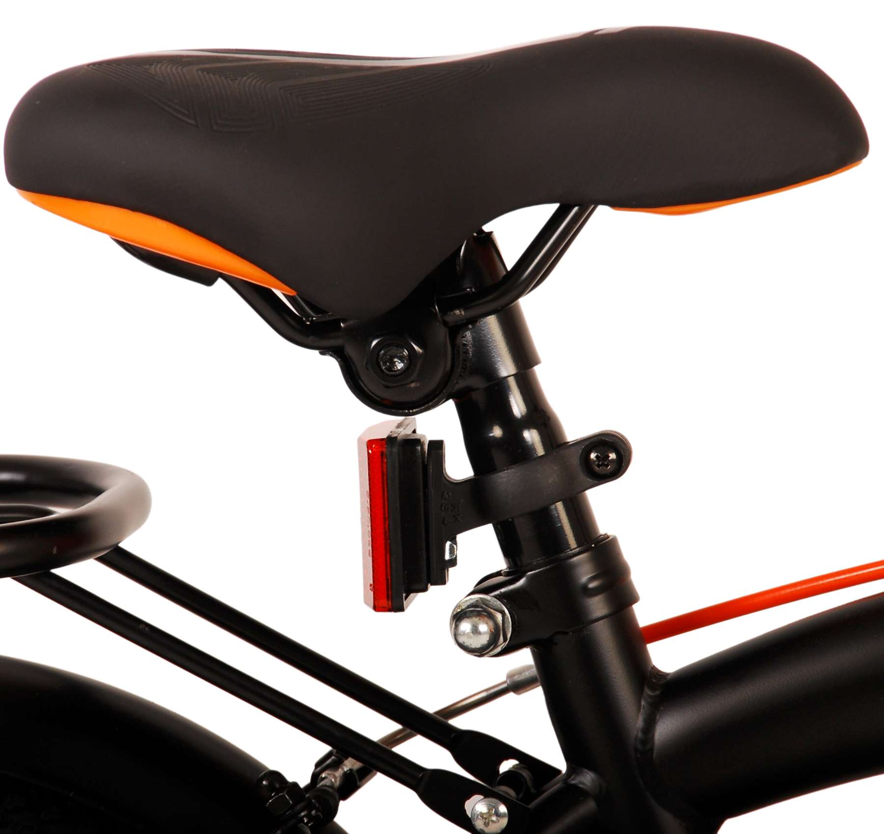 Kinderfahrrad Thombike für Jungen 12 Zoll Kinderrad in Schwarz Orange