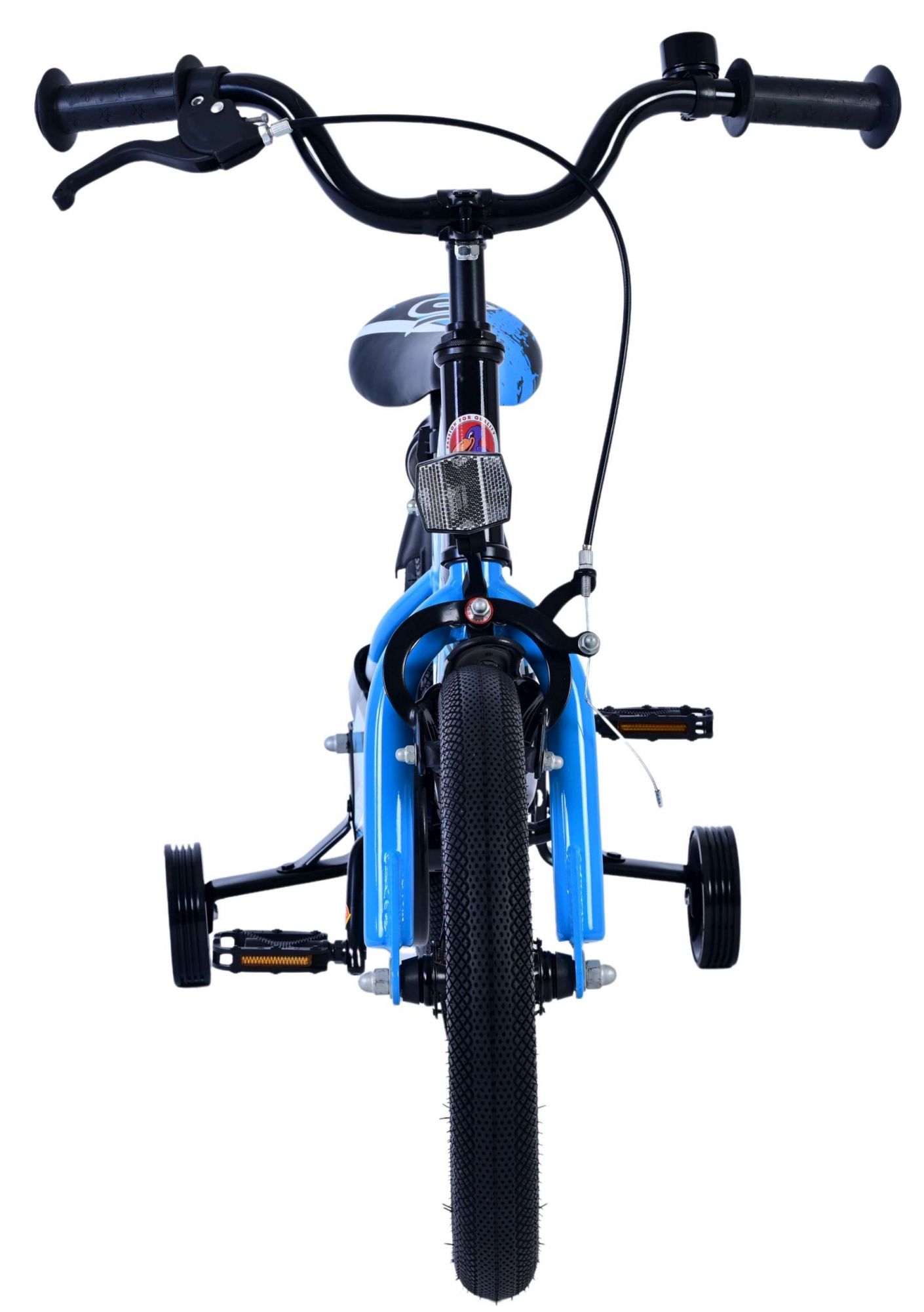 Kinderfahrrad Sportivo für Jungen 14 Zoll Kinderrad Schwarz Blau