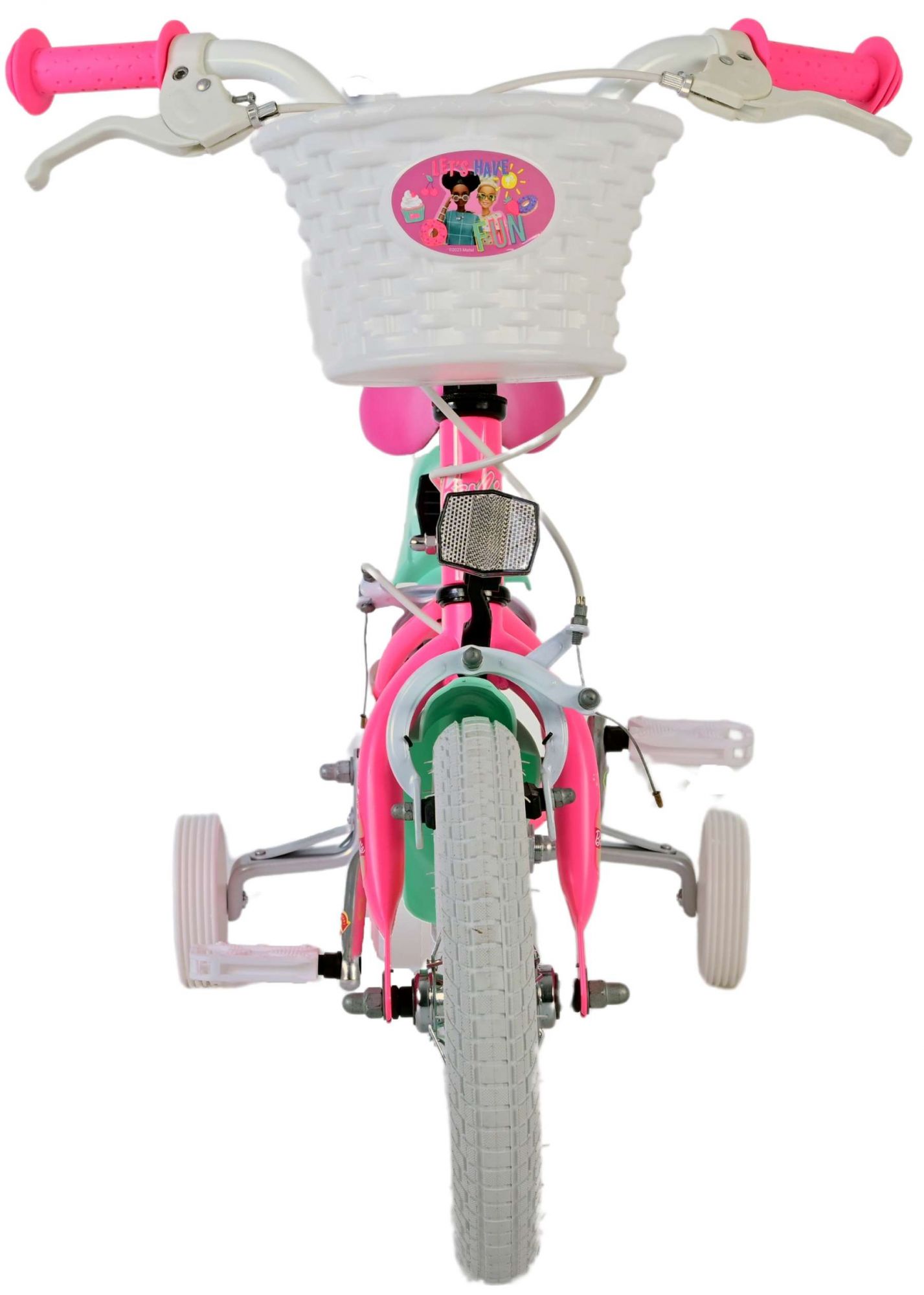 Kinderfahrrad Barbie Fahrrad für Mädchen 12 Zoll Kinderrad in Rosa