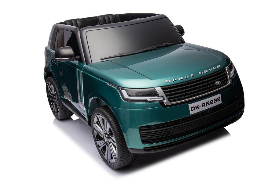 ES-Toys Kinderfahrzeug – Elektro Auto „Land Rover Range Rover“ 2 Sitzer – 12V14AH, 4 Motoren- 2,4Ghz, Bluetooth, Ledersitz+EVA+Lackiert – Schwarz ES-Toys Kinderfahrzeug – Elektro Auto „Land Rover Range Rover“ 2 Sitzer – 12V14AH, 4 Motoren- 2,4Ghz, Bluetooth, Ledersitz+EVA+Lackiert – Schwarz