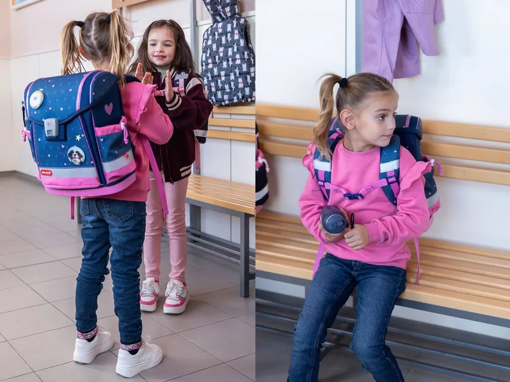 Rucksack Classy Plus ergonomisches Schulranzen-Set 5-teilig Hearts Rucksack Classy Plus ergonomisches Schulranzen-Set 5-teilig Hearts