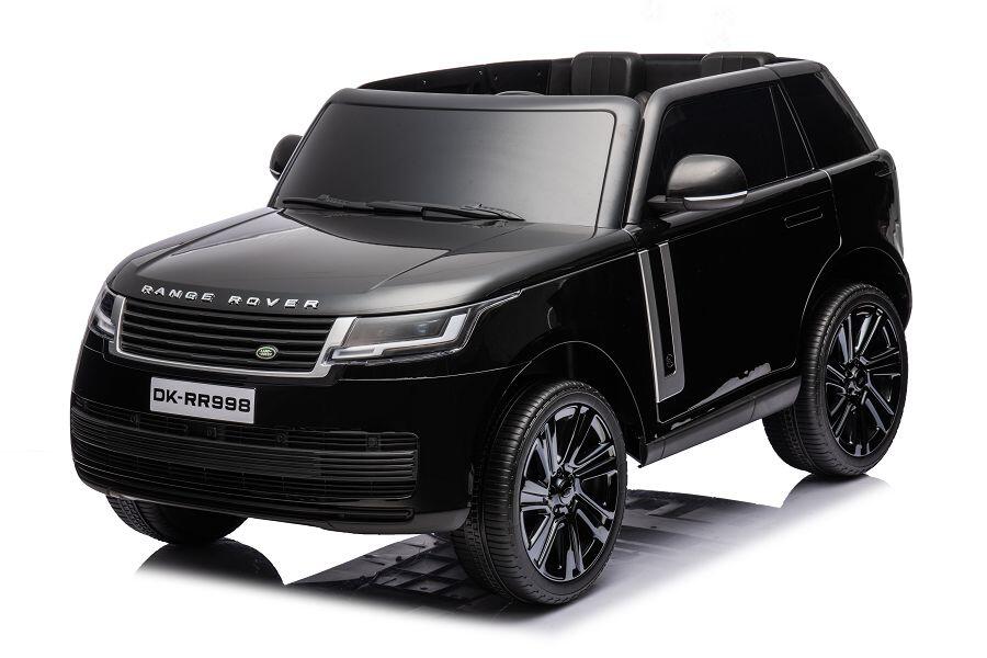 ES-Toys Kinderfahrzeug – Elektro Auto „Land Rover Range Rover“ 2 Sitzer – 12V14AH, 4 Motoren- 2,4Ghz, Bluetooth, Ledersitz+EVA+Lackiert – Schwarz ES-Toys Kinderfahrzeug – Elektro Auto „Land Rover Range Rover“ 2 Sitzer – 12V14AH, 4 Motoren- 2,4Ghz, Bluetooth, Ledersitz+EVA+Lackiert – Schwarz