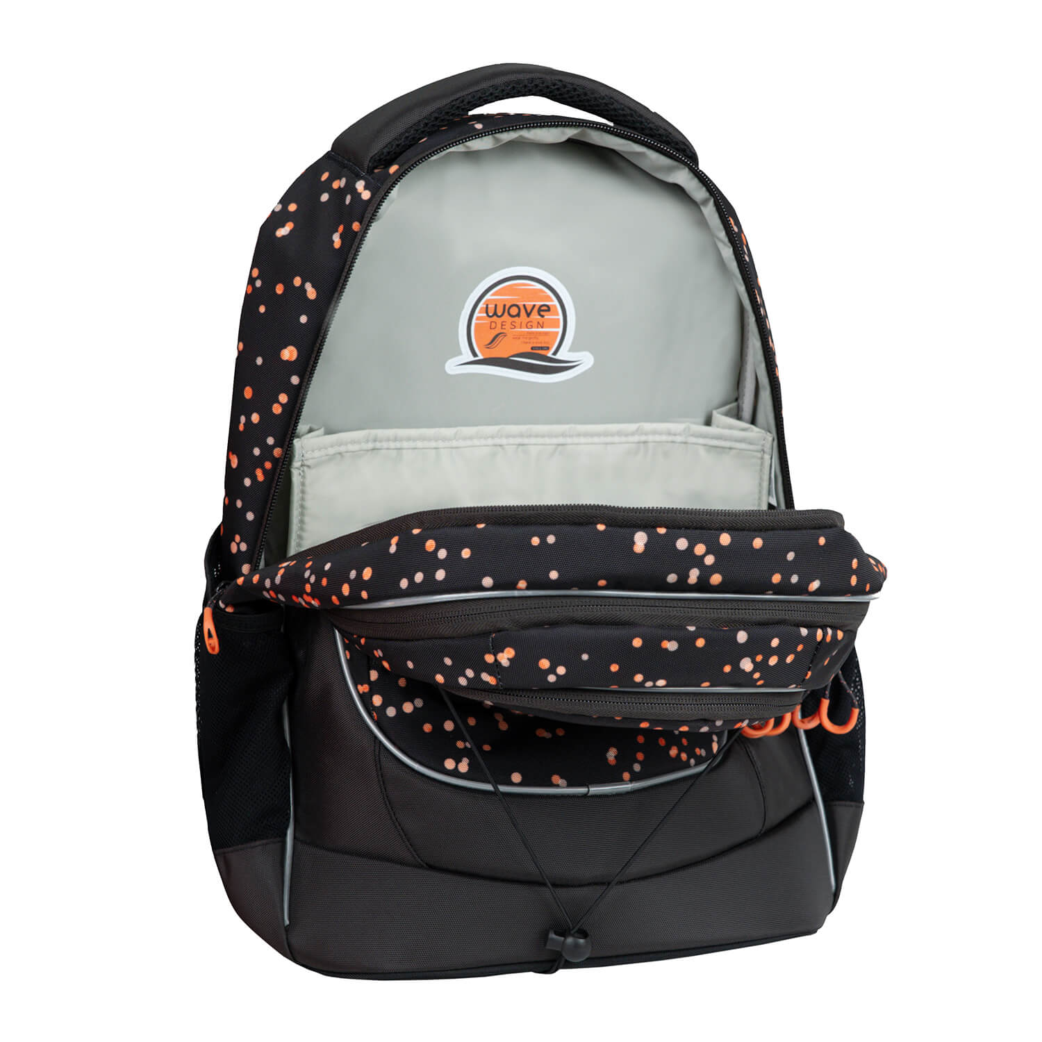 Rucksack Boost Schulrucksack "Dots Blooms"