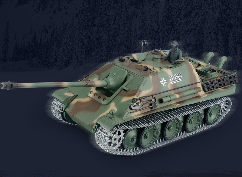 RC Panzer "Jagdpanther" 1:16 mit Rauch & Sound und Stahlgetriebe