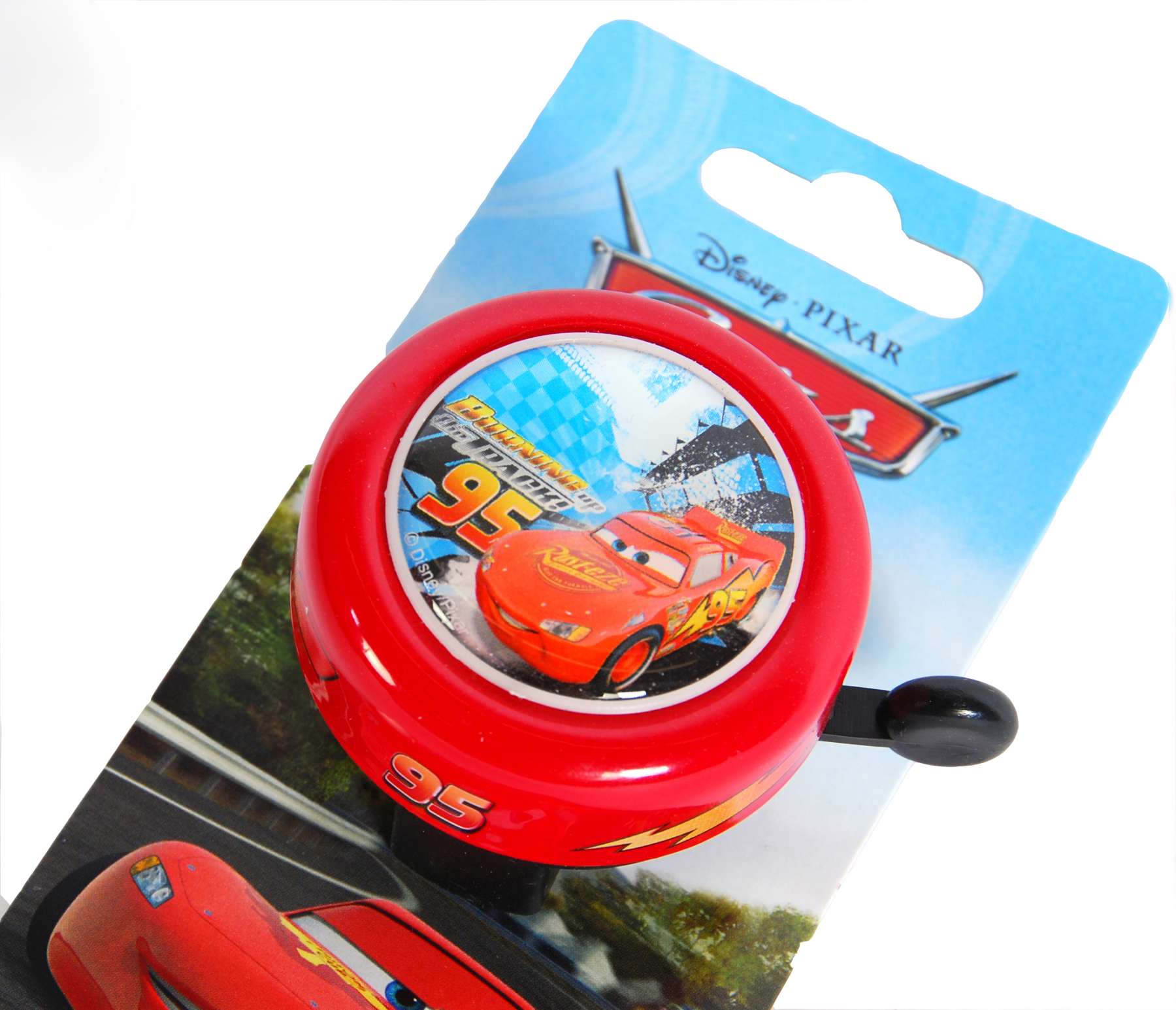 Fahrradklingel Disney Cars für Jungen in Rot Fahrradklingel 