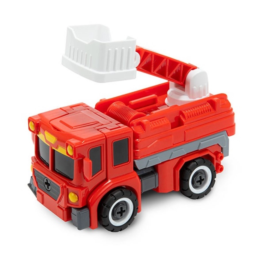 Verwandlungs Roboter Feuerwehr Transformierbarer Drehleiter Lastwagen Verwandlungs Roboter Feuerwehr Transformierbarer Drehleiter Lastwagen