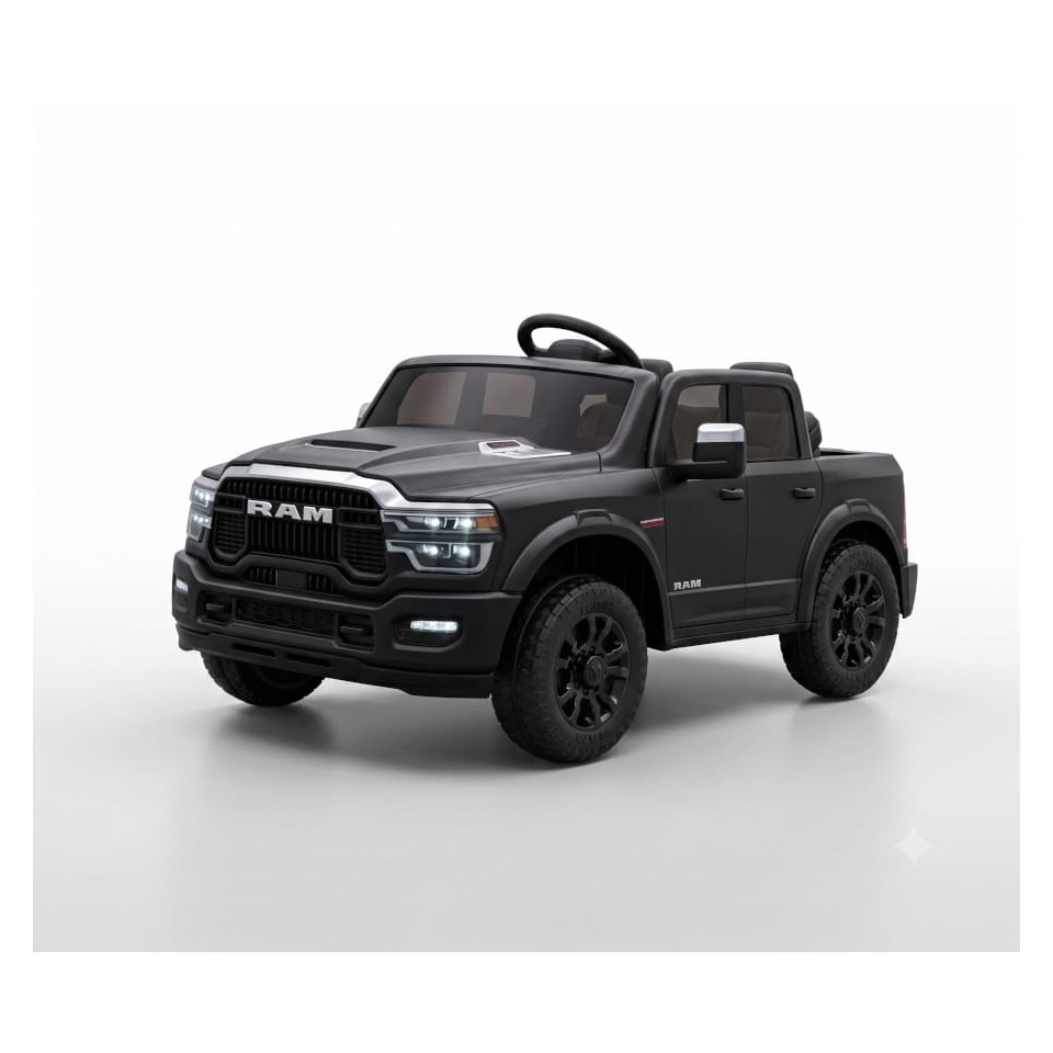 ES-Toys Elektro Kinderauto Dodge RAM 2500 „Rebel“ 24V Mit Ledersitz, 2 Sitzer und EVA Reifen ES-Toys Elektro Kinderauto Dodge RAM 2500 „Rebel“ 24V Mit Ledersitz, 2 Sitzer und EVA Reifen